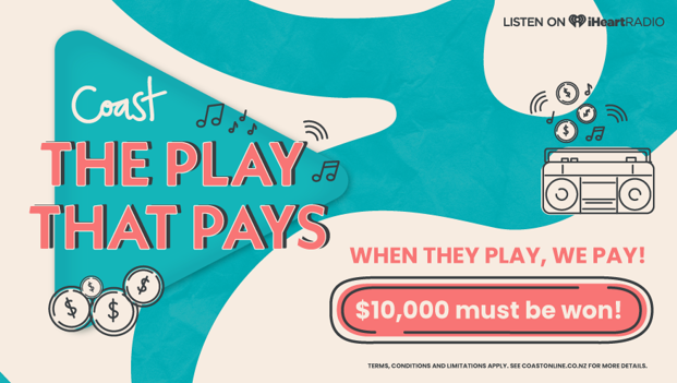 Win up to $10,000 with Coast's Play That Pays
