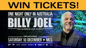 WIN a trip to see Billy Joel LIVE in concert in Melbourne!
